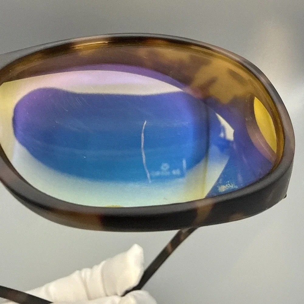 Optix 55 Polarized Wrap Around Tortoise Frame/Yellow LensShield W/Case Authenic